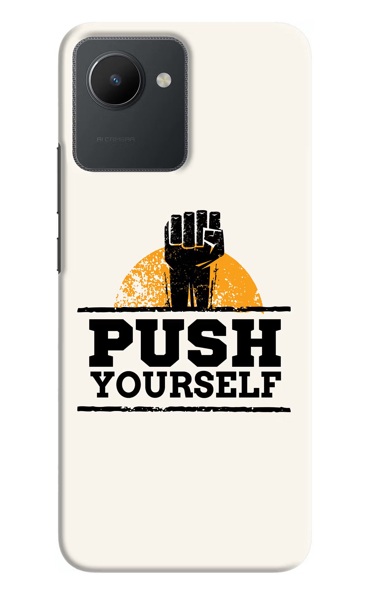 Push Yourself Realme C30 Hard Case Back Cover by Casekaro