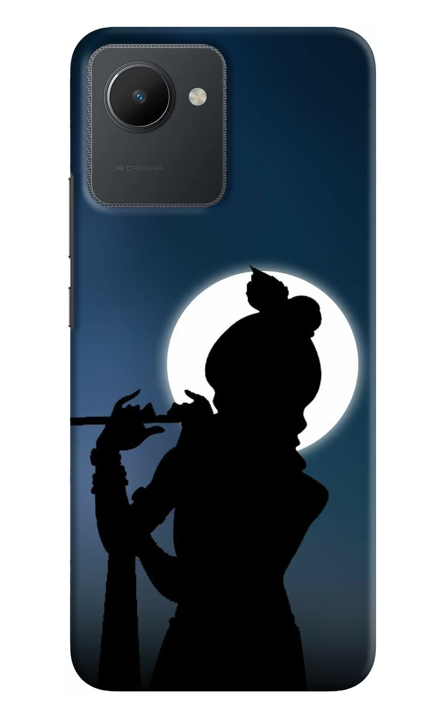 Shri Krishna Silhouette Realme C30 Back Cover, Hard case
