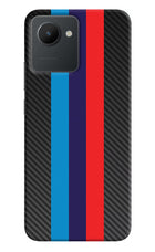 BMW Stripes Pattern Realme C30 Hard Case Back Cover by Casekaro
