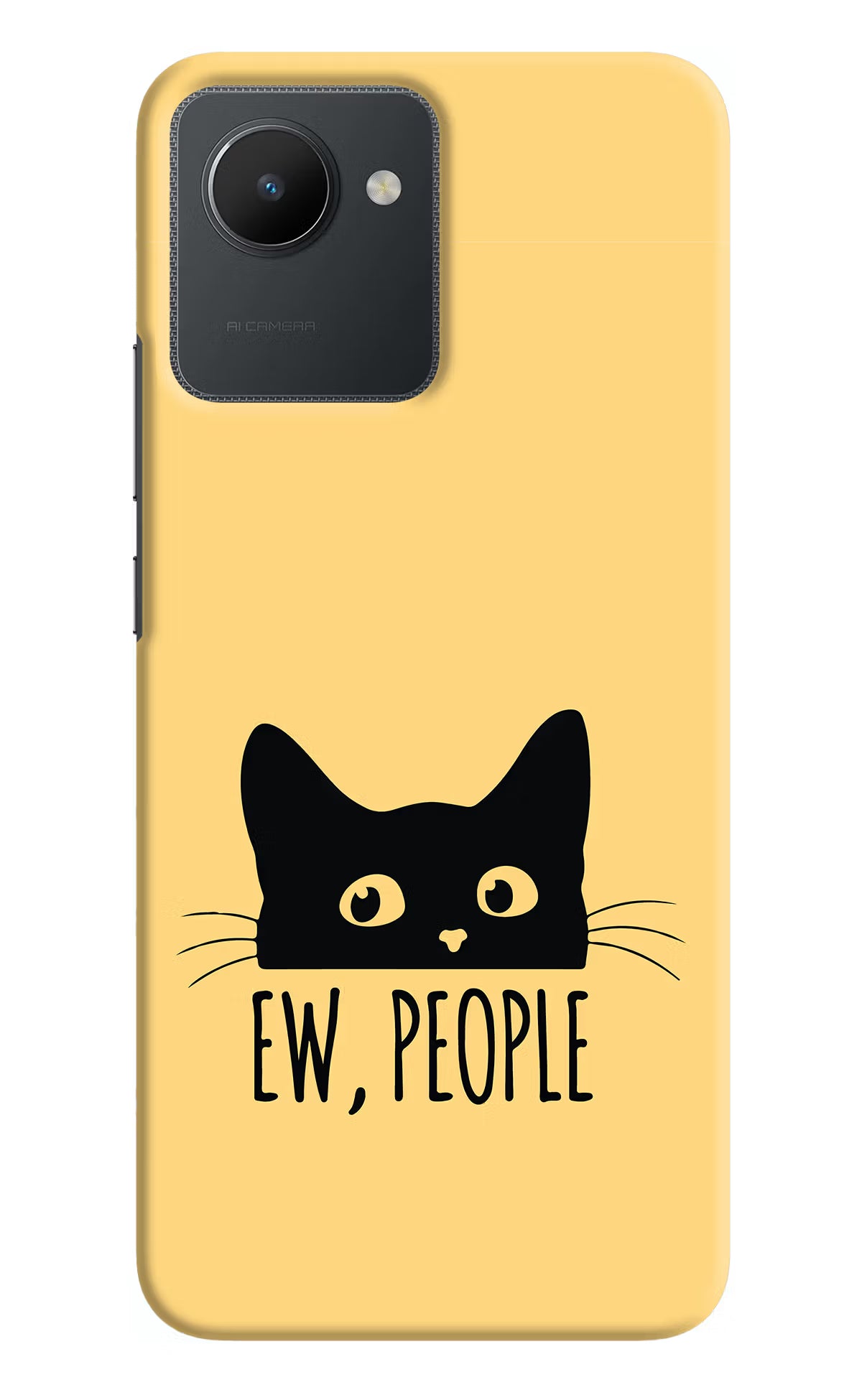 Ew People Catitude Realme C30 Hard Case Back Cover by Casekaro