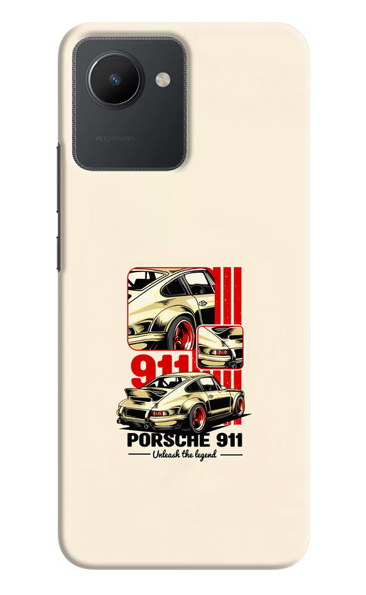 Classic Porsche 911 Realme C30 Hard Case Back Cover by Casekaro