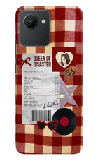 Queen of Disaster Realme C30 Hard Case Back Cover by Casekaro