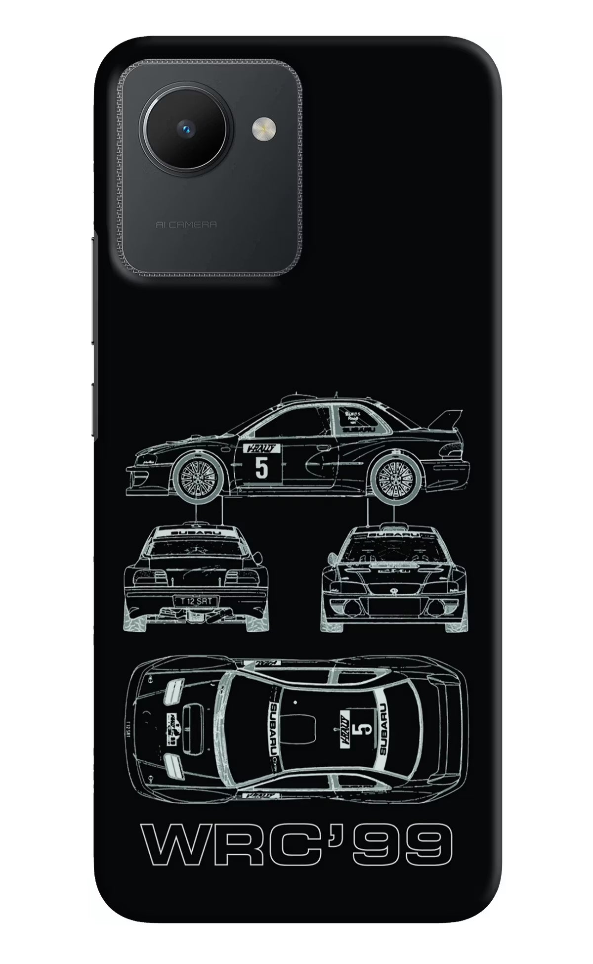 WRC'99 Realme C30 Hard Case Back Cover by Casekaro