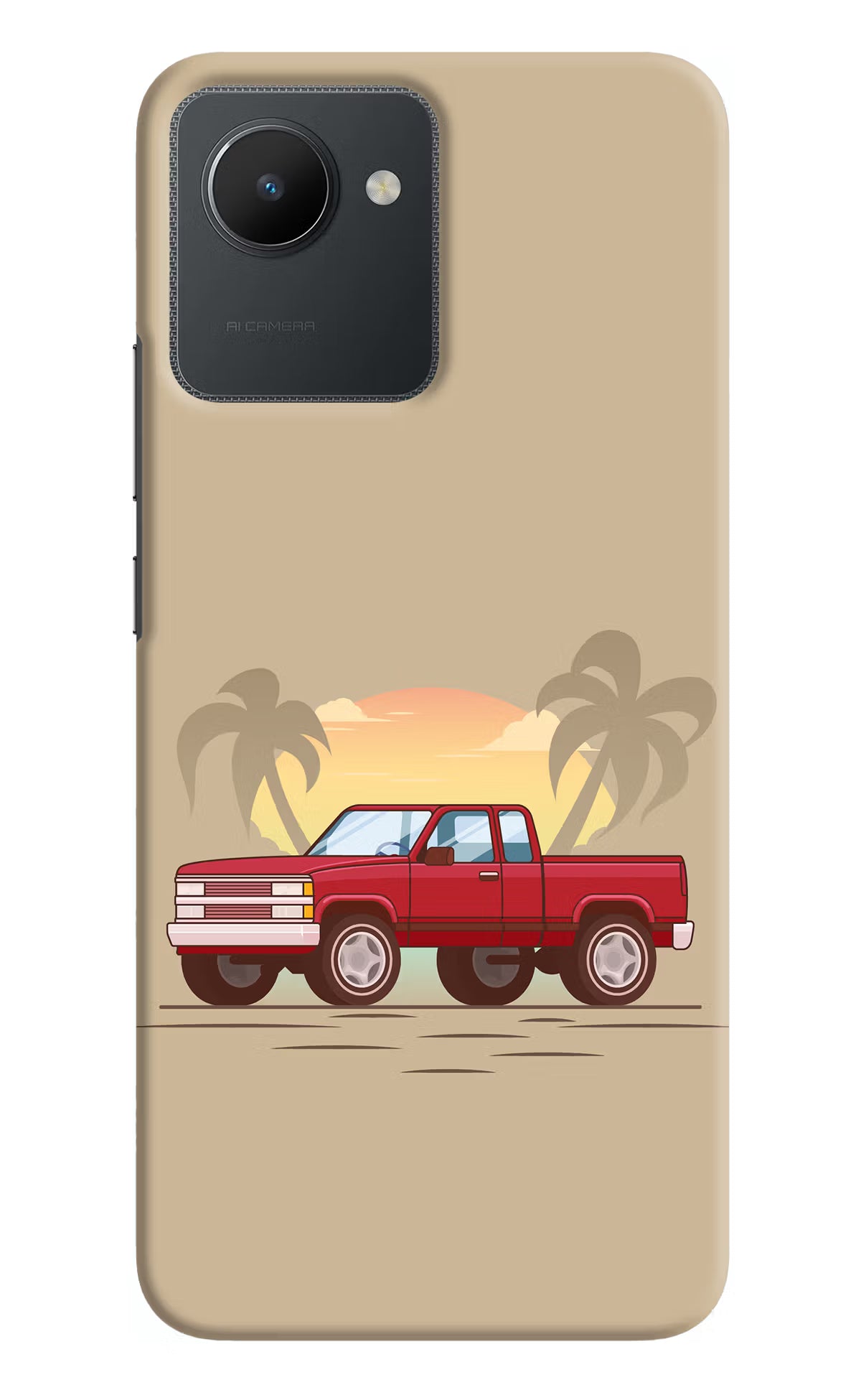 Desert Classic Drive Realme C30 Hard Case Back Cover by Casekaro