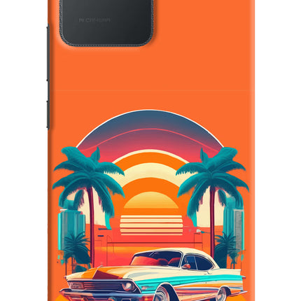 Palm Drive 80s Realme C30 Hard Case Back Cover by Casekaro