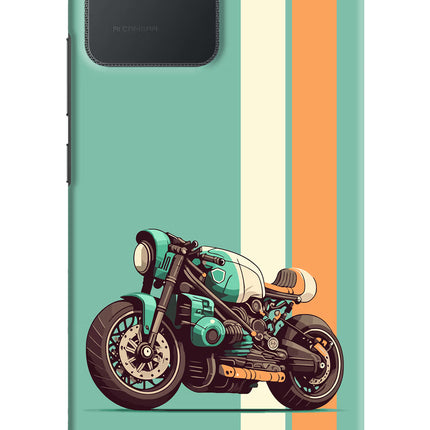 Striped Moto Drift Realme C30 Hard Case Back Cover by Casekaro