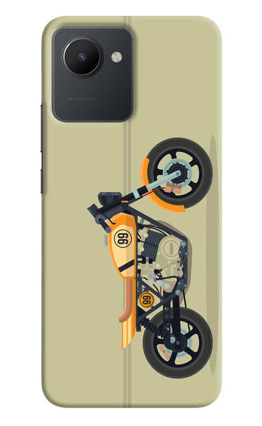 Vertical Speedster Realme C30 Hard Case Back Cover by Casekaro