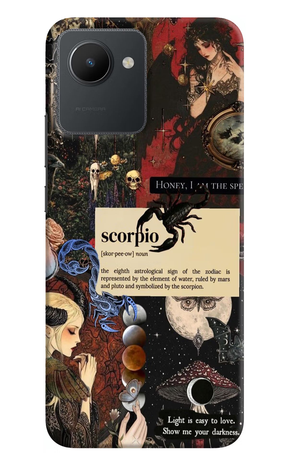 Scorpio Zodiac Realme C30 Hard Case Back Cover by Casekaro