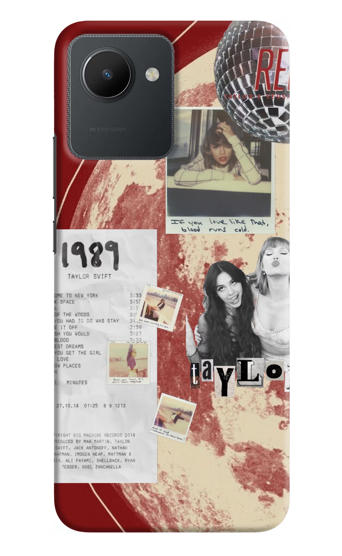 Taylor Swift Realme C30 Back Cover