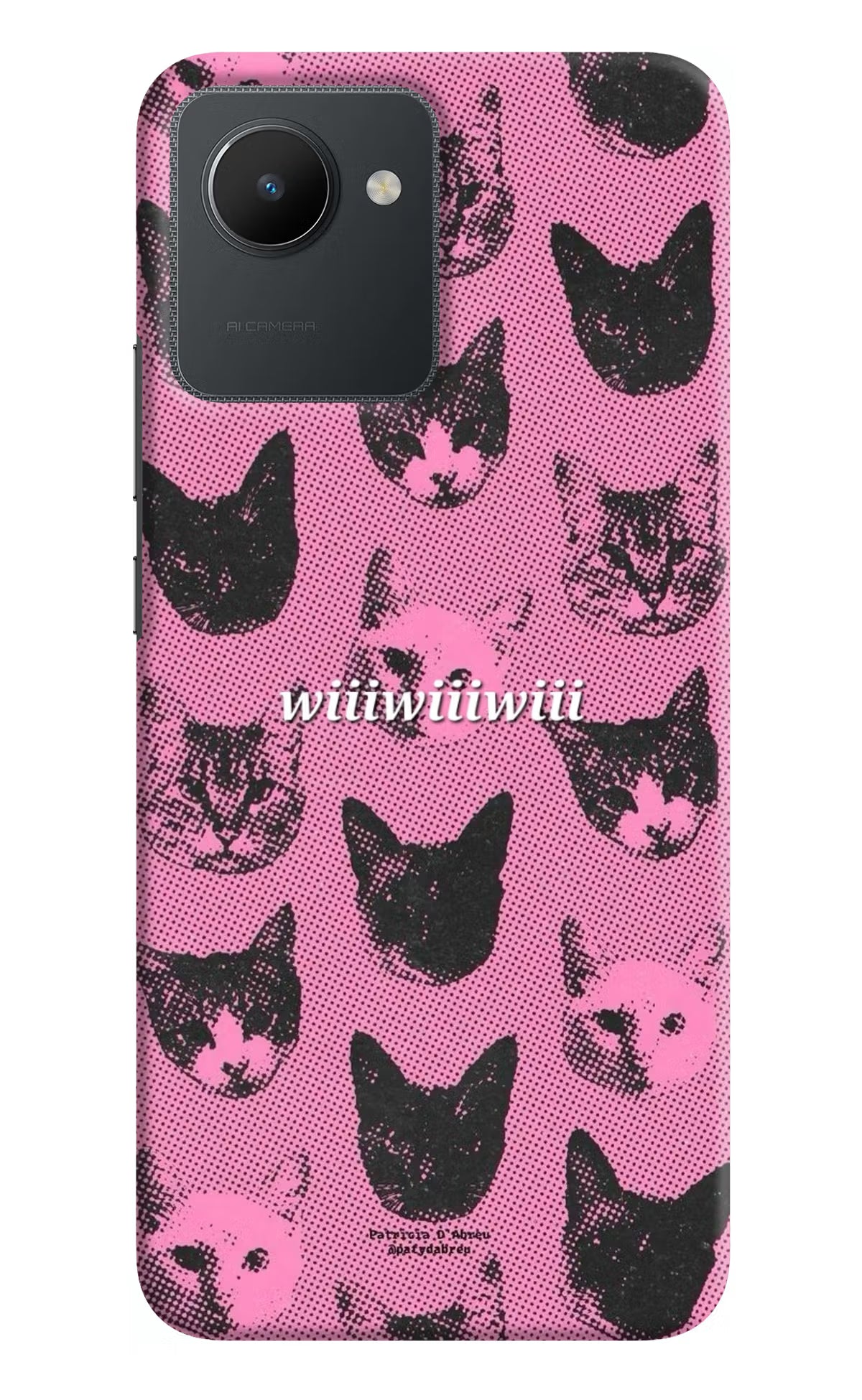 Pink Cats Realme C30 Back Cover