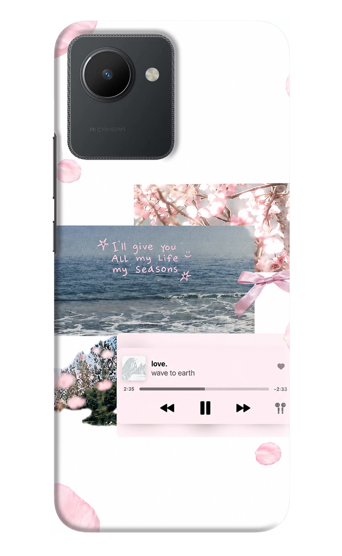 Wave to earth Realme C30 Back Cover