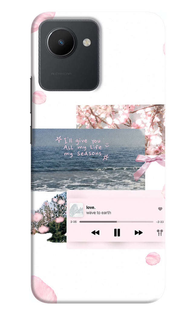 Wave to earth Realme C30 Hard Case Back Cover by Casekaro