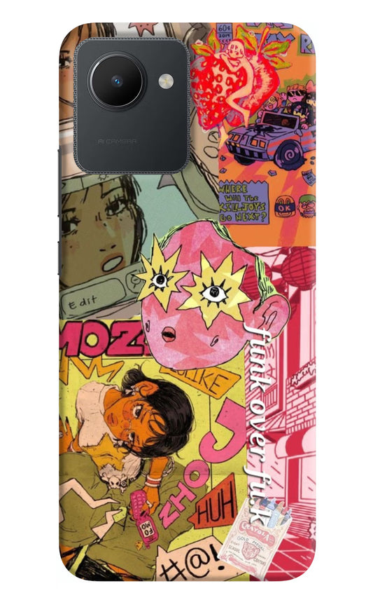 Funkover Realme C30 Hard Case Back Cover by Casekaro
