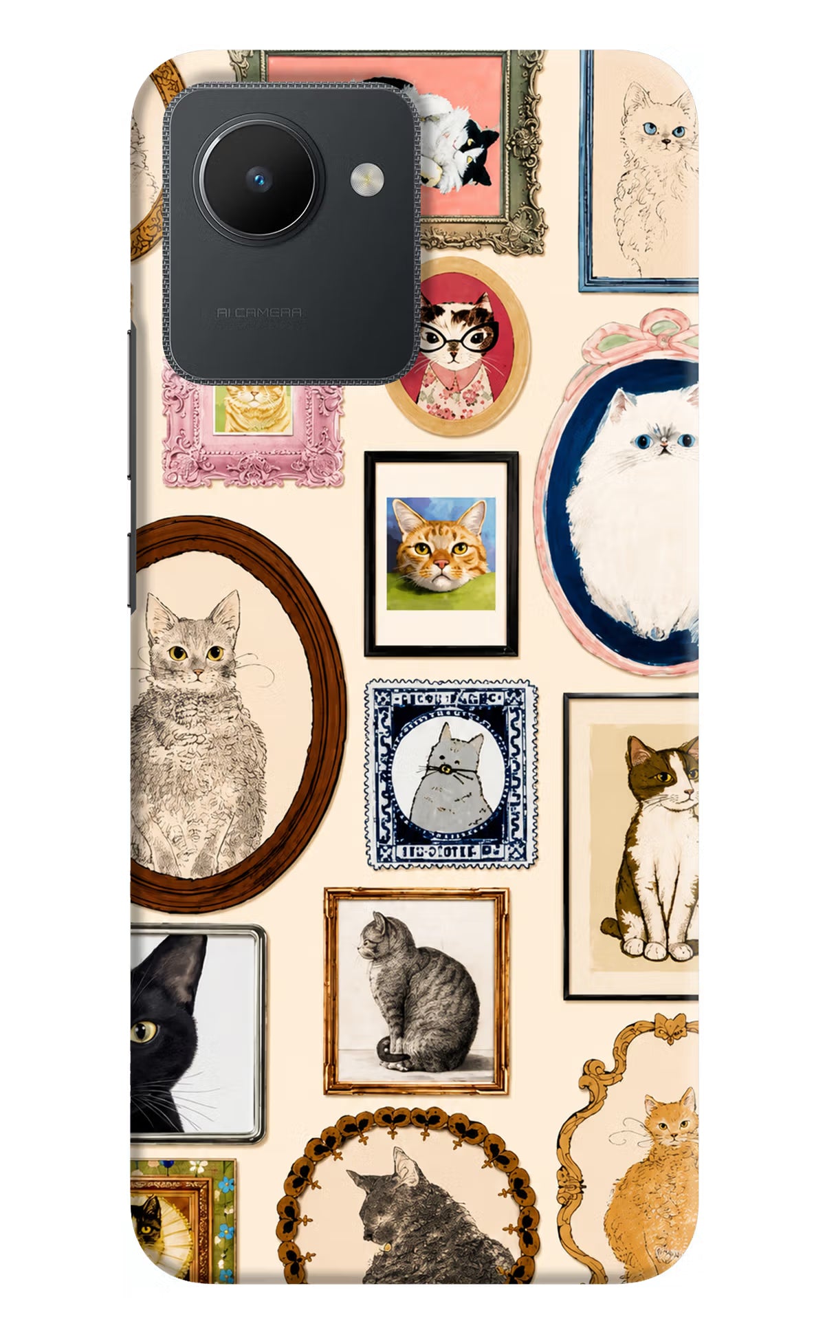 Mirror Cats Realme C30 Back Cover