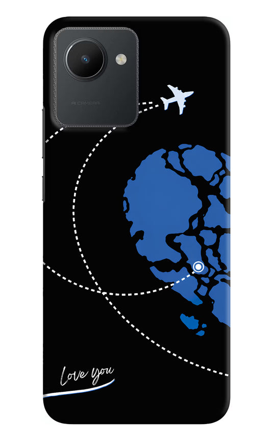 Love Orbit Realme C30 Hard Case Back Cover by Casekaro