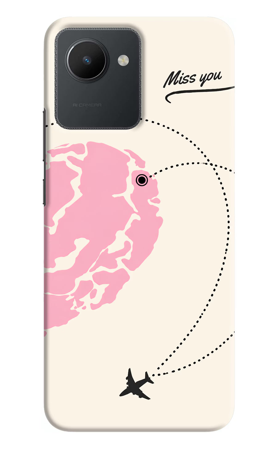 Miss Orbit Realme C30 Back Cover, Hard case