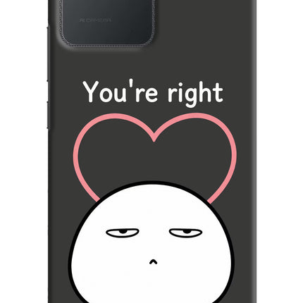 You're Right Realme C30 Hard Case Back Cover by Casekaro