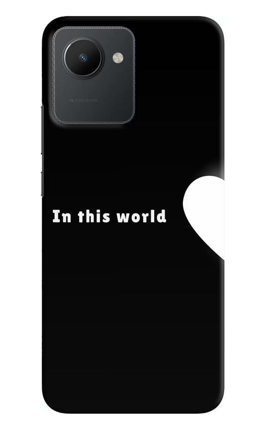 This World Realme C30 Hard Case Back Cover by Casekaro