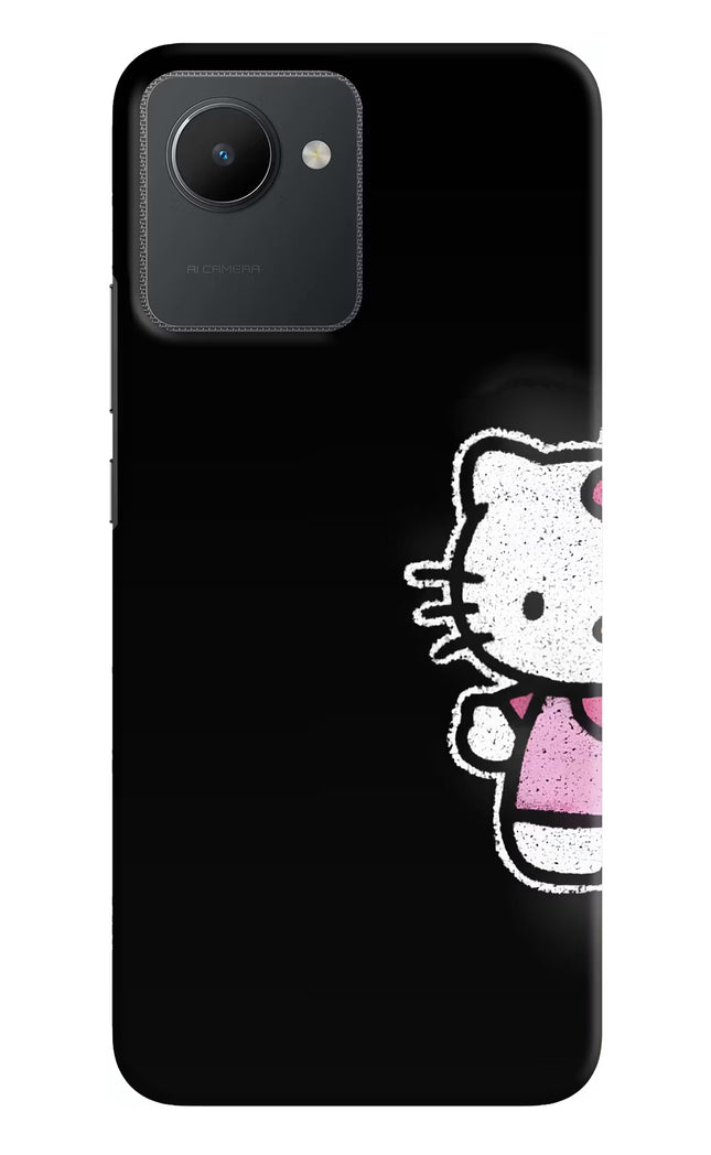Kitty Charm Realme C30 Hard Case Back Cover by Casekaro