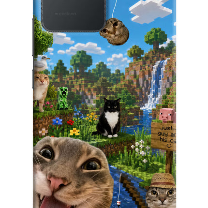 Minecraft Cat Chaos Realme C30 Hard Case Back Cover by Casekaro