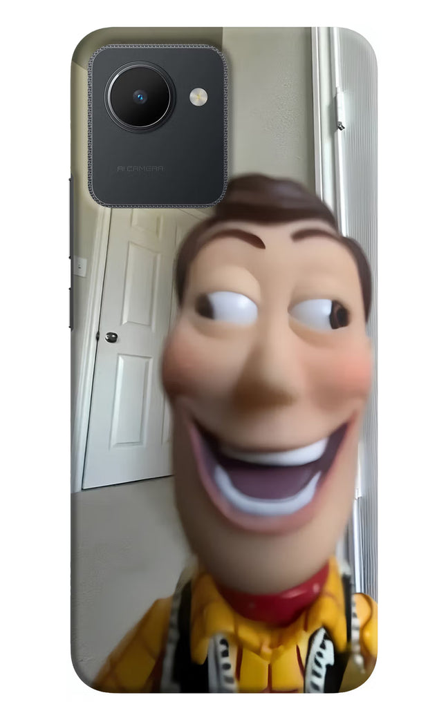 Side Eye Woody Realme C30 Hard Case Back Cover by Casekaro