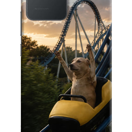 Rollercoaster Dog Realme C30 Hard Case Back Cover by Casekaro