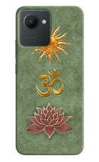 Om & Lotus Realme C30 Back Cover