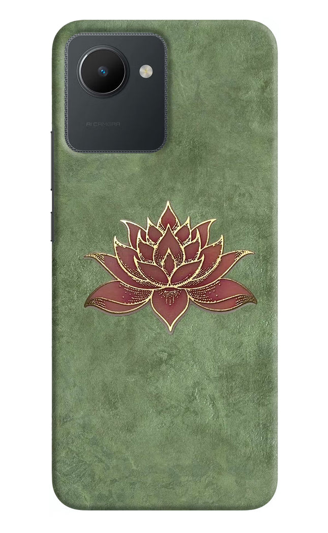 Lotus Grace Realme C30 Hard Case Back Cover by Casekaro