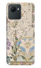 White Lily Realme C30 Back Cover