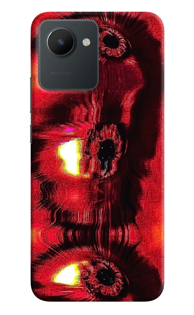 Fire Eye Realme C30 Hard Case Back Cover by Casekaro
