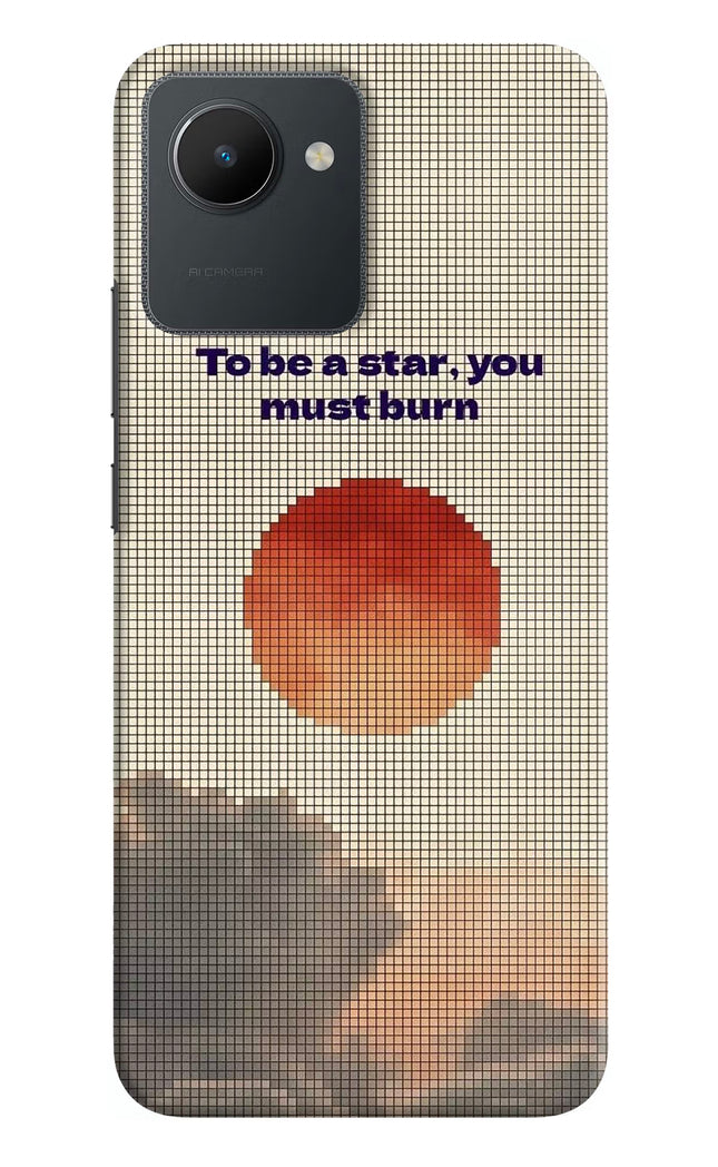 Pixel Sun Realme C30 Hard Case Back Cover by Casekaro