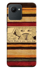 Vinyl Stripes Realme C30 Back Cover