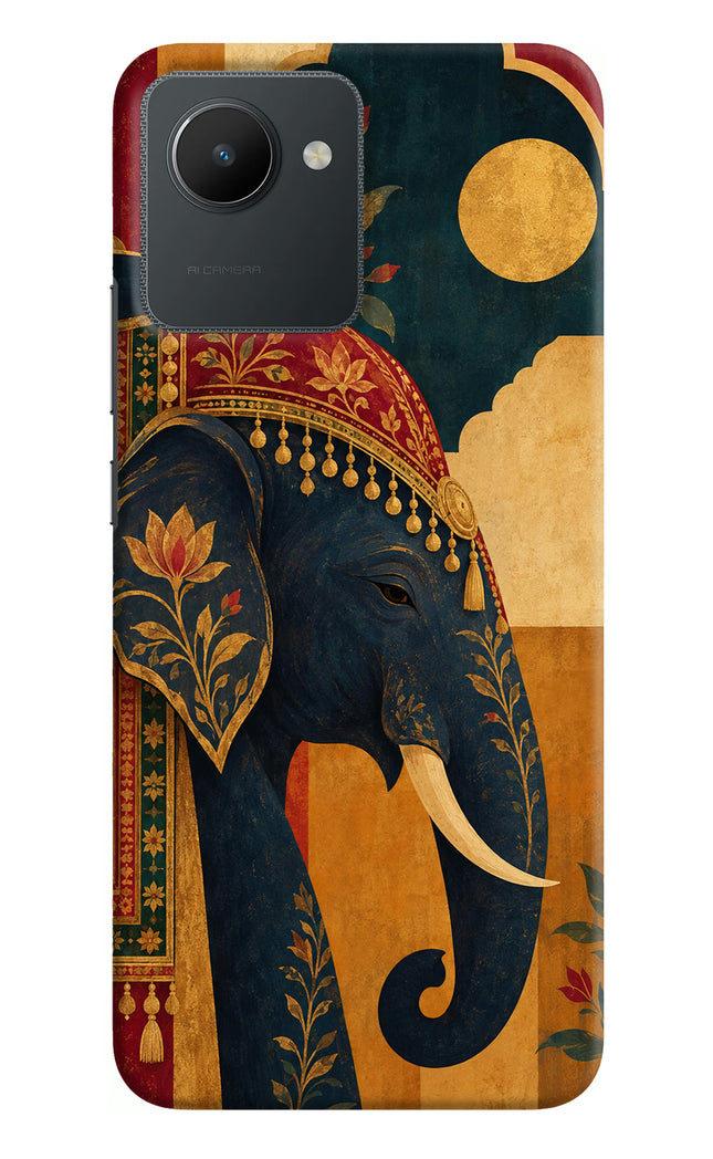 Royal Elephant Realme C30 Hard Case Back Cover by Casekaro