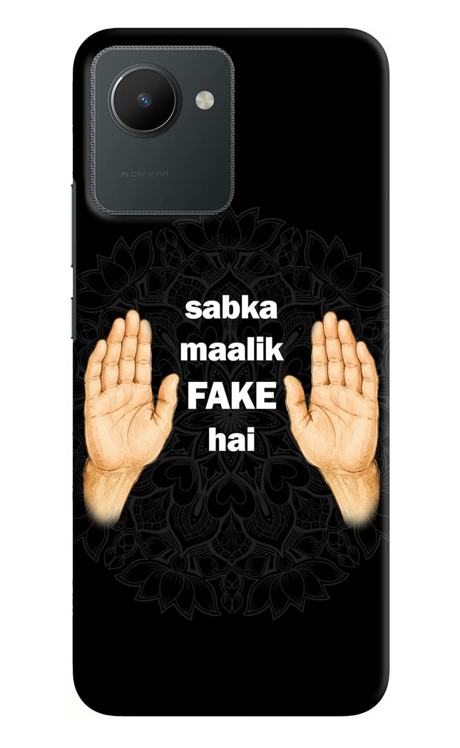 Sabka Malik Fake Realme C30 Hard Case Back Cover by Casekaro