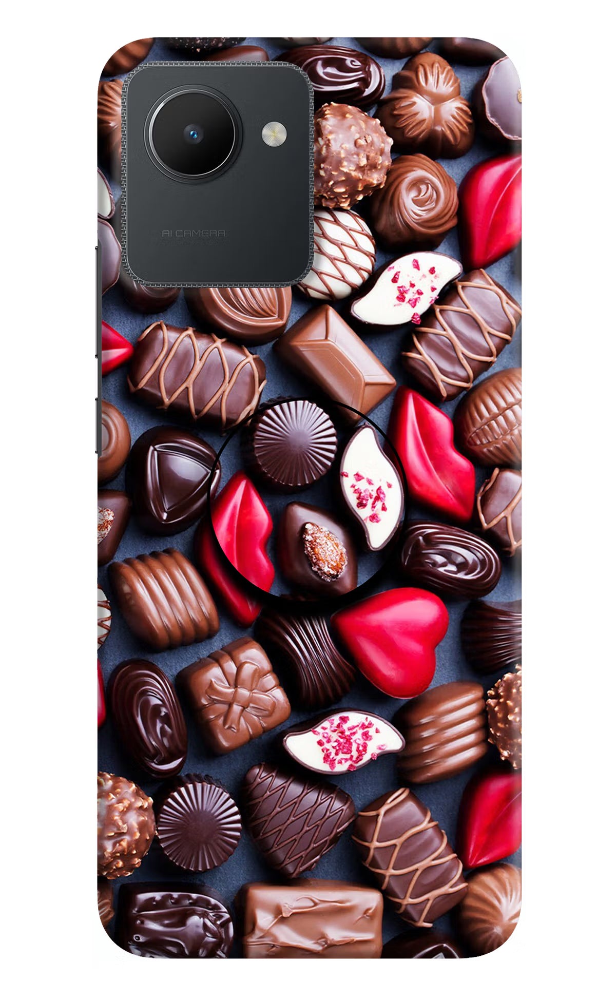 Chocolates Realme C30 Pop Case by Casekaro