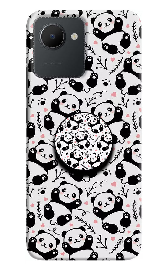 Cute Panda Realme C30 Pop Case by Casekaro