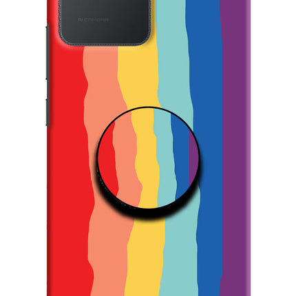 Rainbow Realme C30 Pop Case by Casekaro