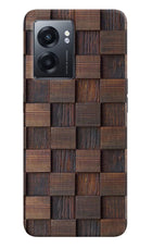 Wooden Cube Design Realme Narzo 50 5G Back Cover