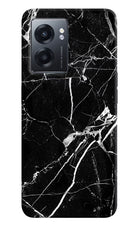 Black Marble Pattern Realme Narzo 50 5G Back Cover