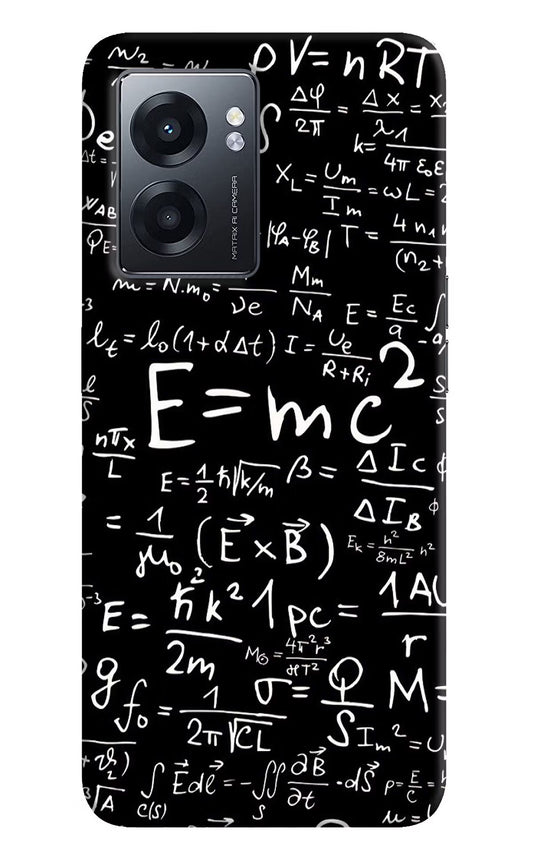 Physics Formula Realme Narzo 50 5G Back Cover