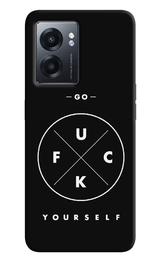 Go Fuck Yourself Realme Narzo 50 5G Back Cover
