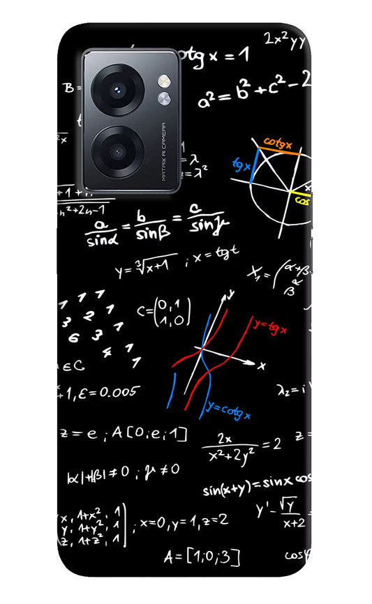 Mathematics Formula Realme Narzo 50 5G Back Cover