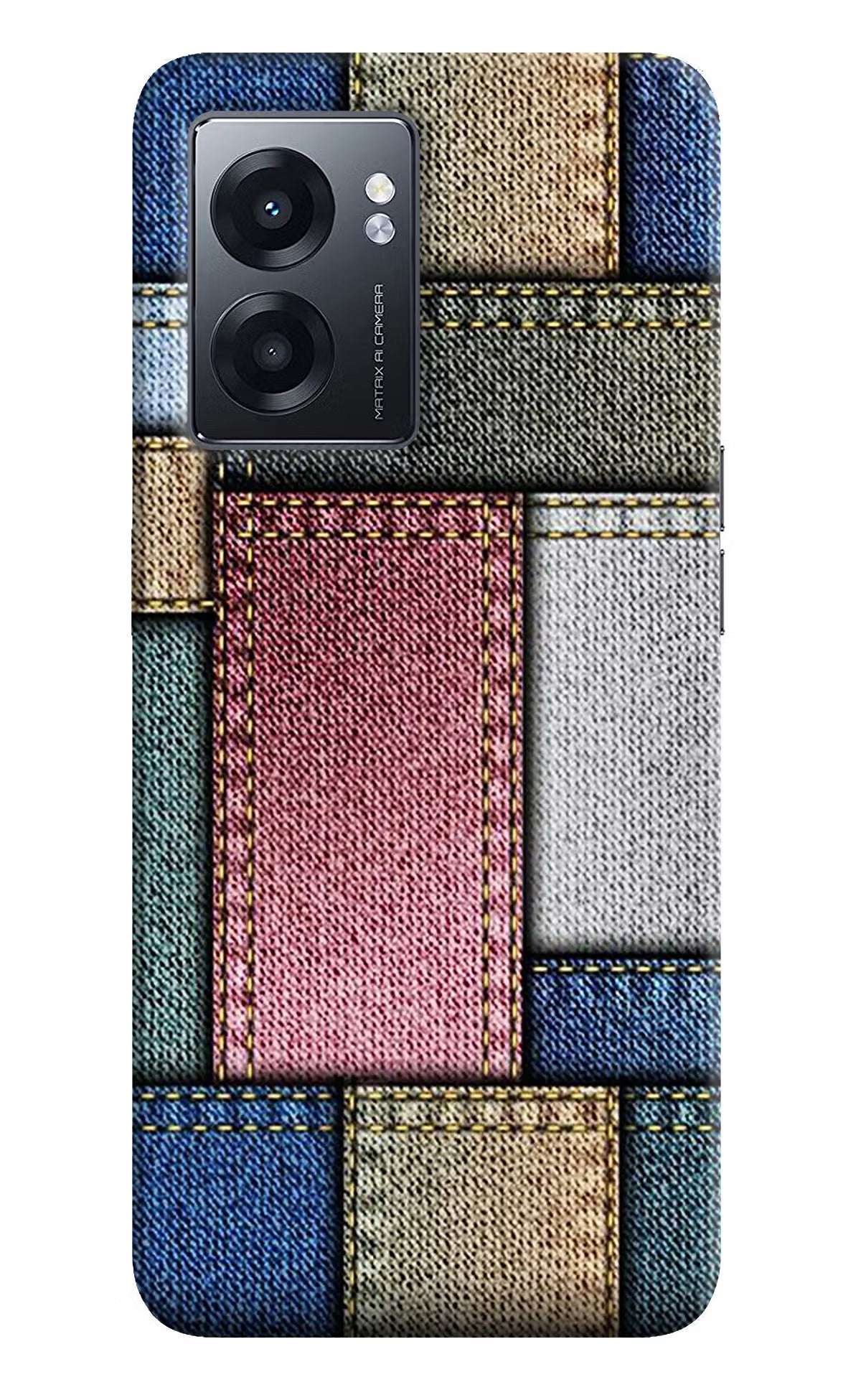 Multicolor Jeans Realme Narzo 50 5G Back Cover