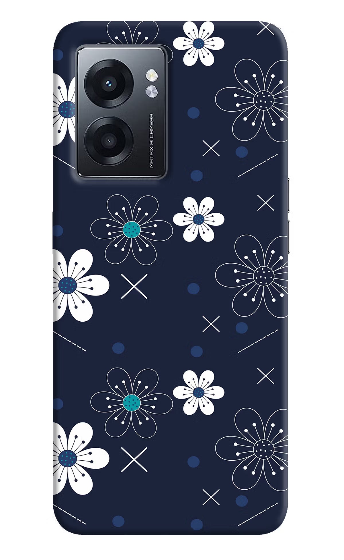 Flowers Realme Narzo 50 5G Back Cover