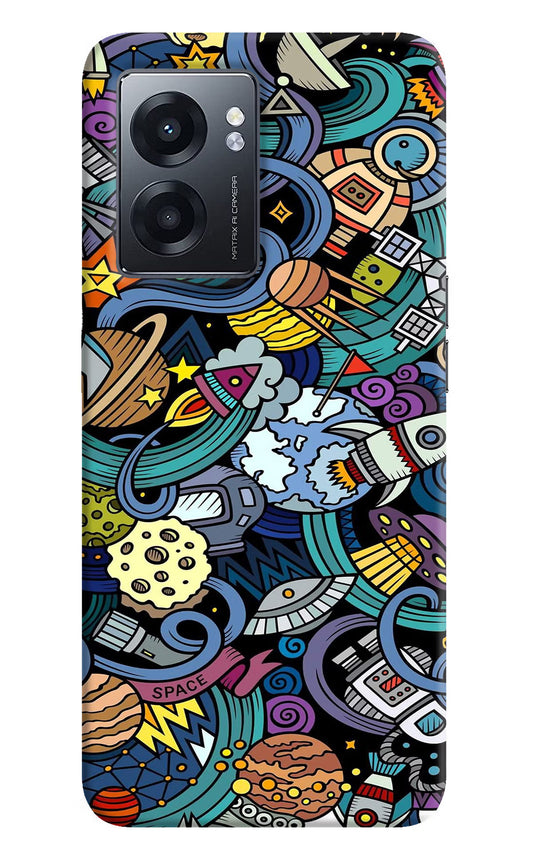 Space Abstract Realme Narzo 50 5G Back Cover