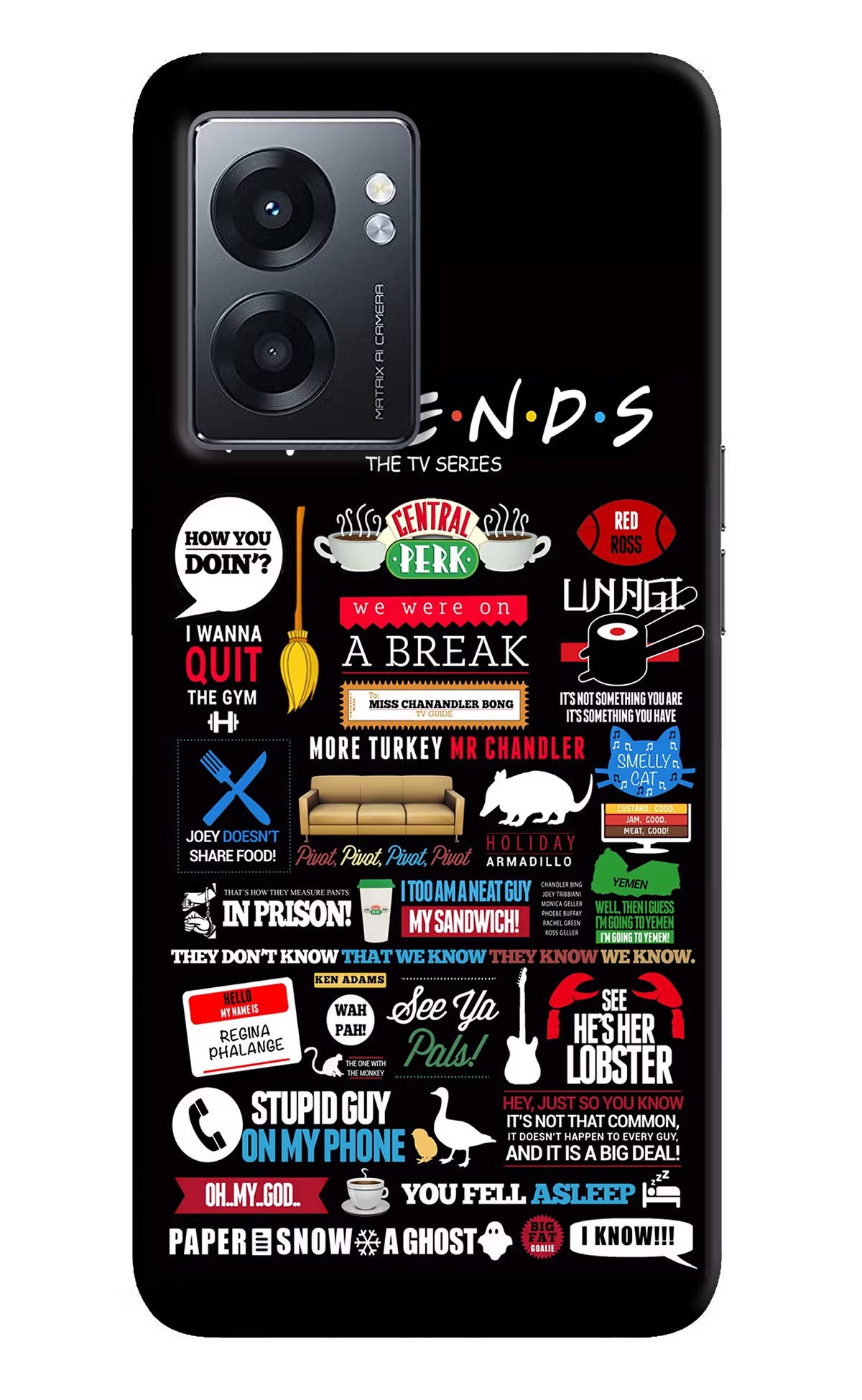 FRIENDS Realme Narzo 50 5G Back Cover
