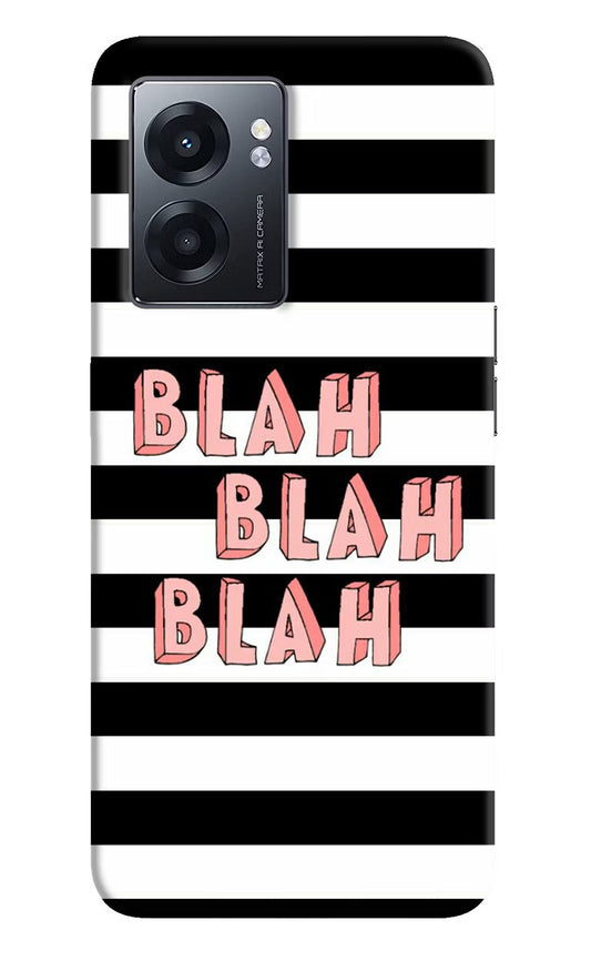 Blah Blah Blah Realme Narzo 50 5G Back Cover