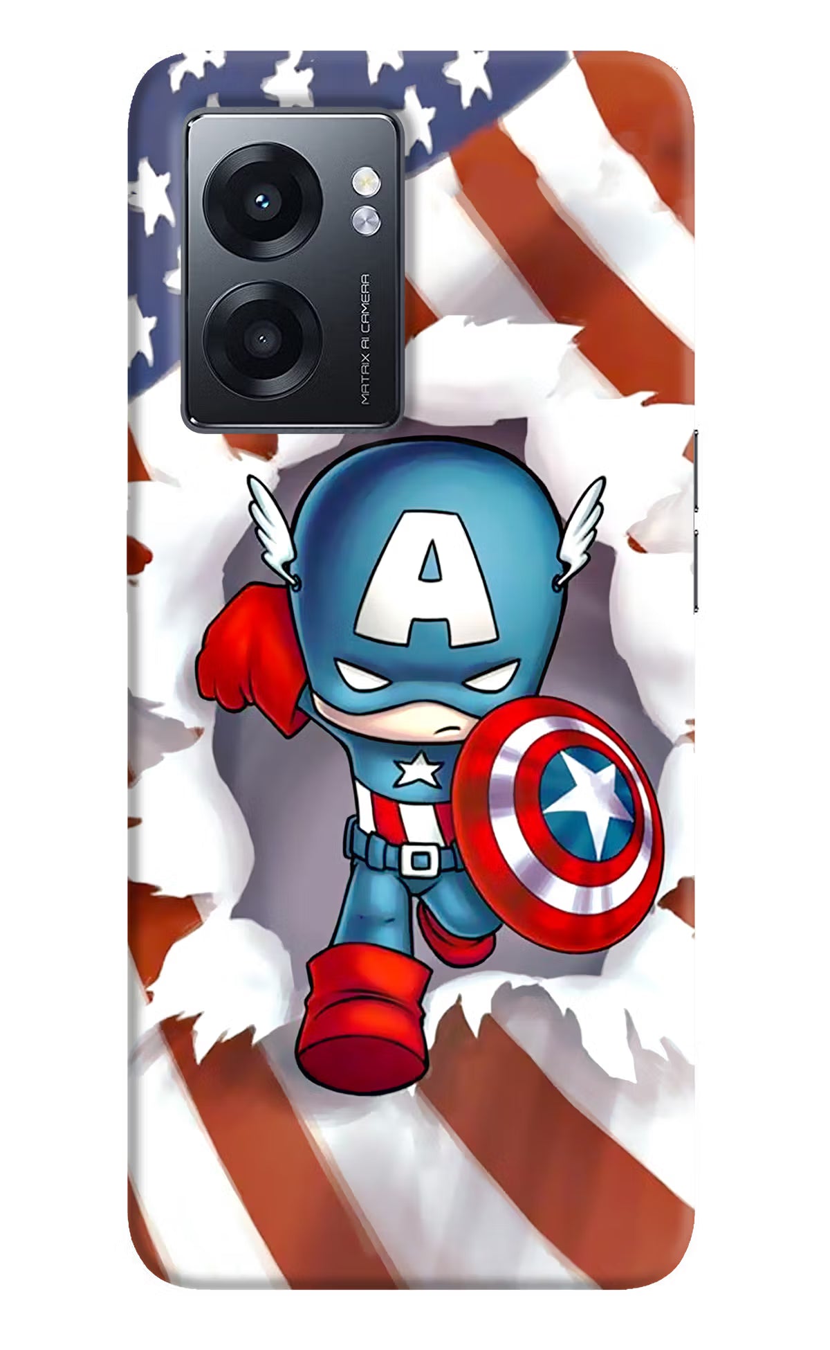Captain America Realme Narzo 50 5G Back Cover