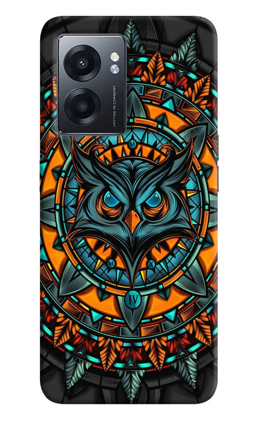 Angry Owl Art Realme Narzo 50 5G Back Cover
