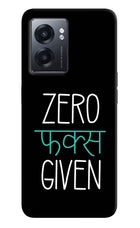 Zero Fucks Given Realme Narzo 50 5G Back Cover